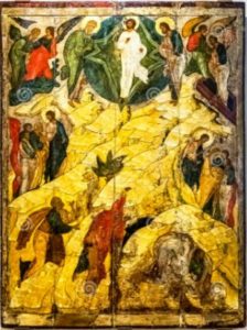 L'icône de La Transfiguration de Notre Seigneur Jésus- Christ