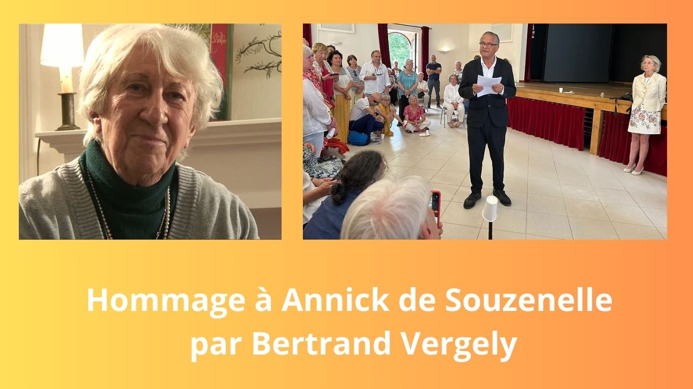 Hommage à Annick de Souzenelle par Bertrand Vergely