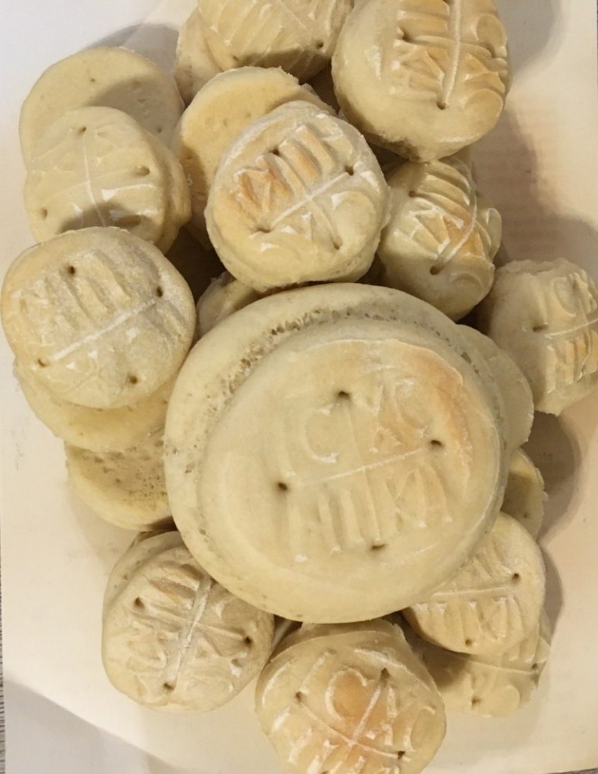 préparation des prosphores