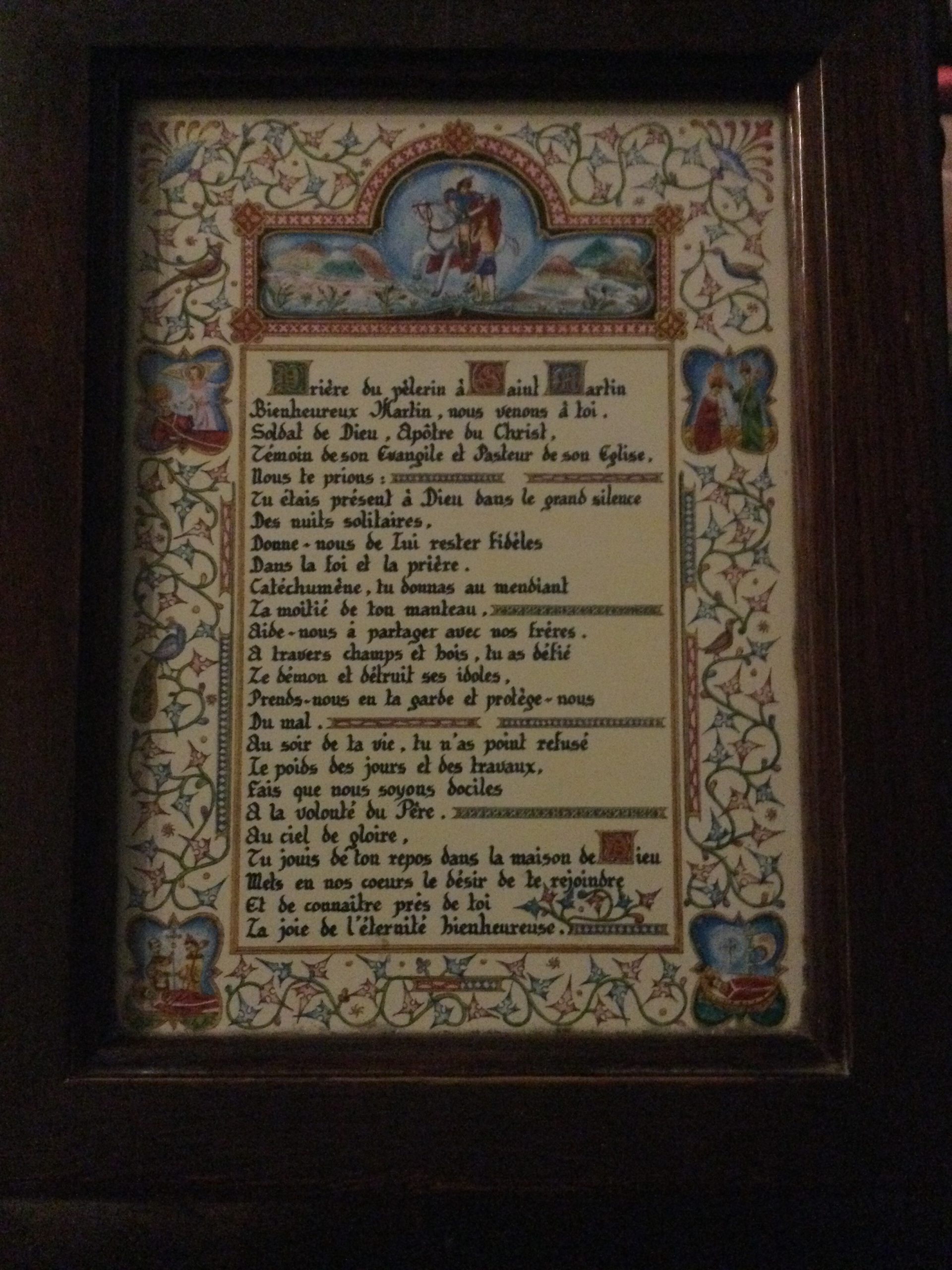 prière à St Martin Le Miséricordieux