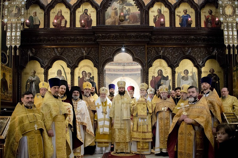 Anniversaire réunion archidiocèse avec patriarcat Russe
