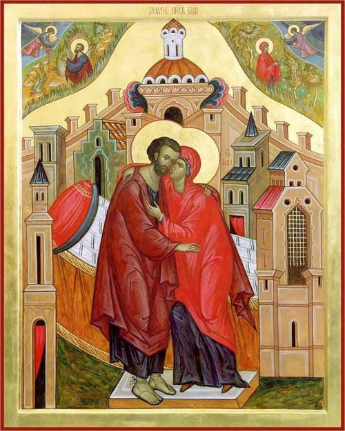conception de la mère de Dieu le baiser à la porte Dorée
