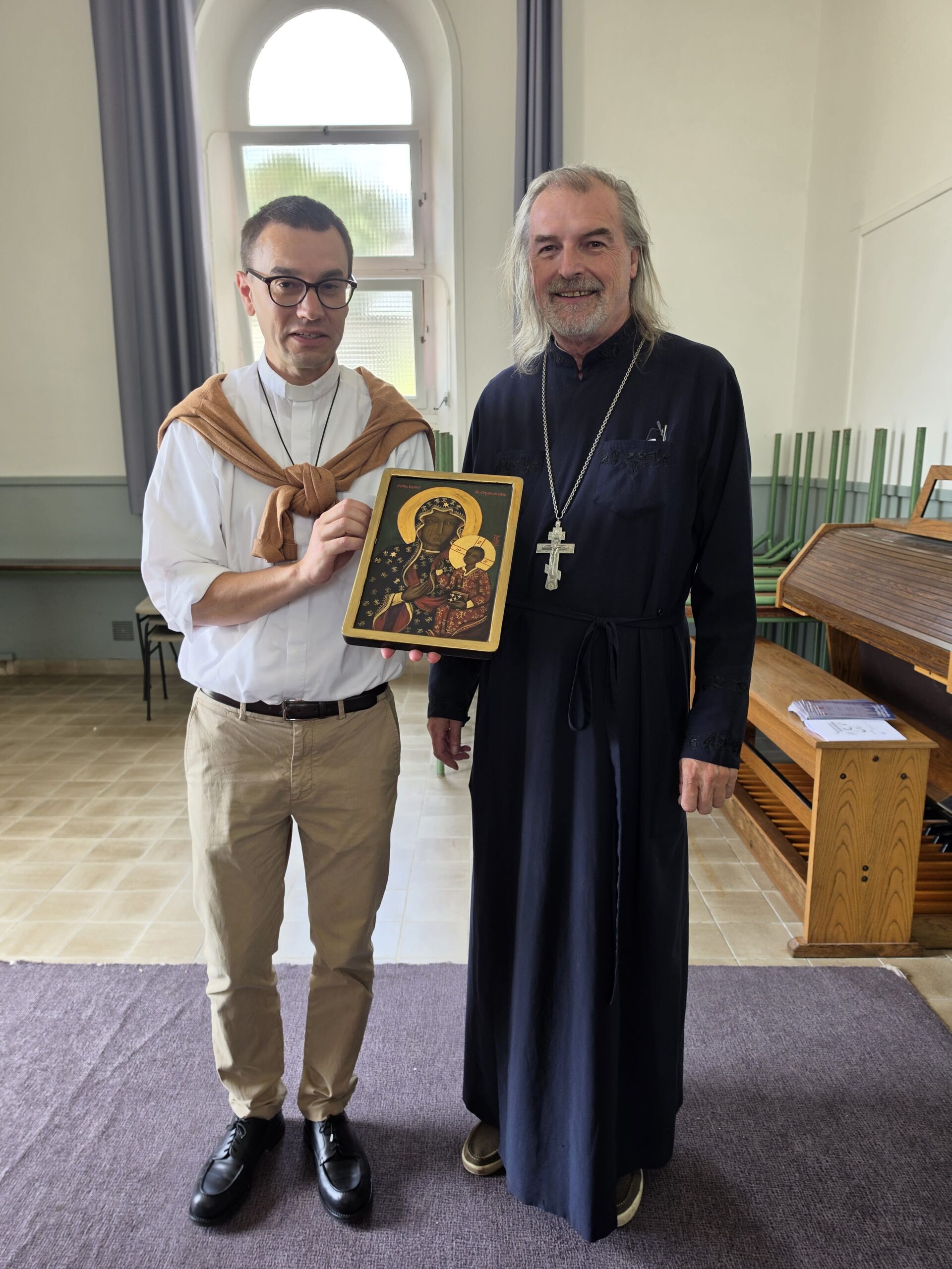 Père Emmanuel Proix et Père Emmanuel Lomüller