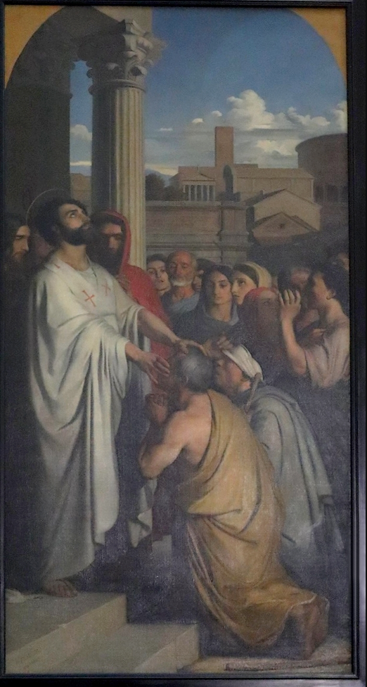 Saint Clair, premier évêque de Nantes, par Hippolyte Flandrin