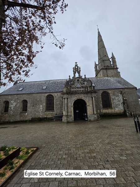 Eglise St Cornély, Carnac 56 Morbihan