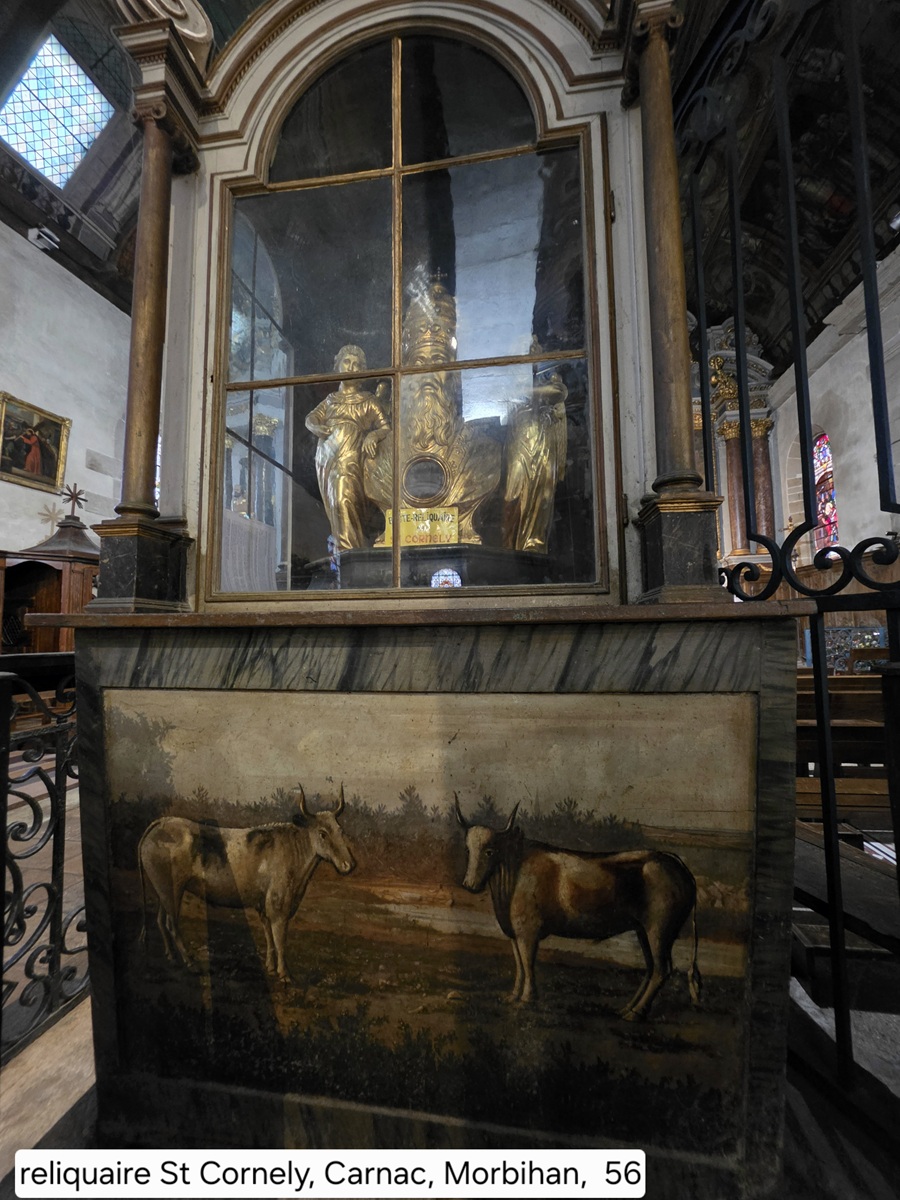 reliquaire St Cornély protecteur des animaux