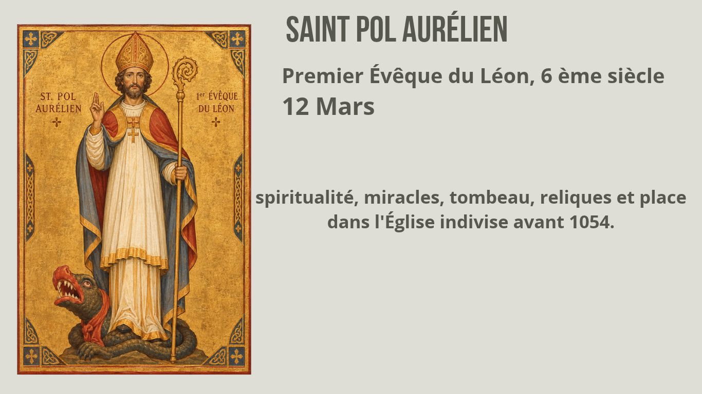 St Pol Aurélien évêque du Léon